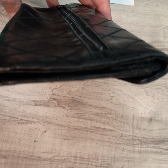 Authentic CHANEL Vintage Diamond Stitch CC Envelope Long Wallet Clutch ❤️❤️ - Picture 3 of 14